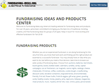Tablet Screenshot of fundraising-ideas.org